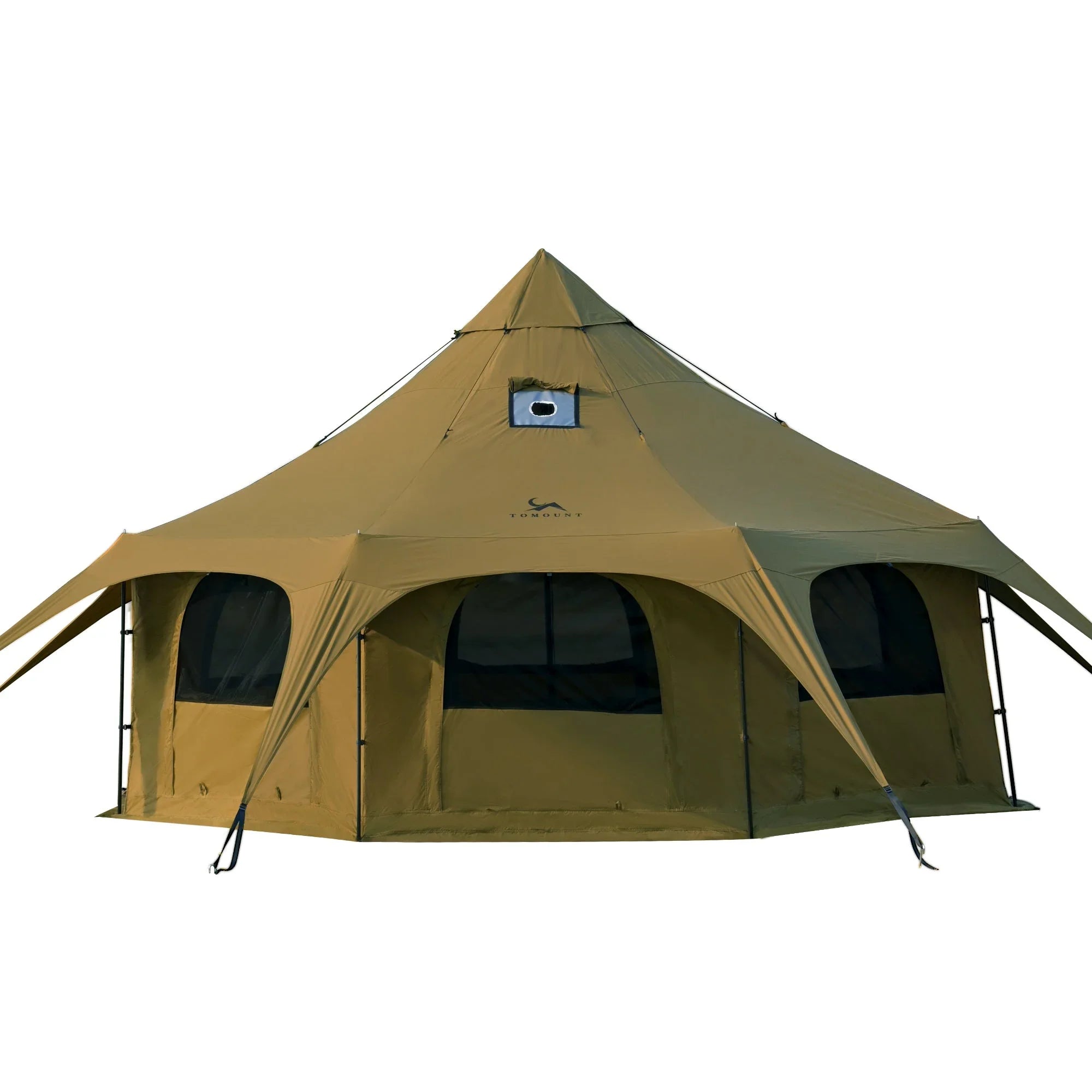 ONEROD-Circus 5M 4-Season Canvas Hot Tent with Stove Jack – Tomount