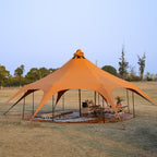 ONEROD-Circus 5M 4-Season Canvas Hot Tent with Stove Jack