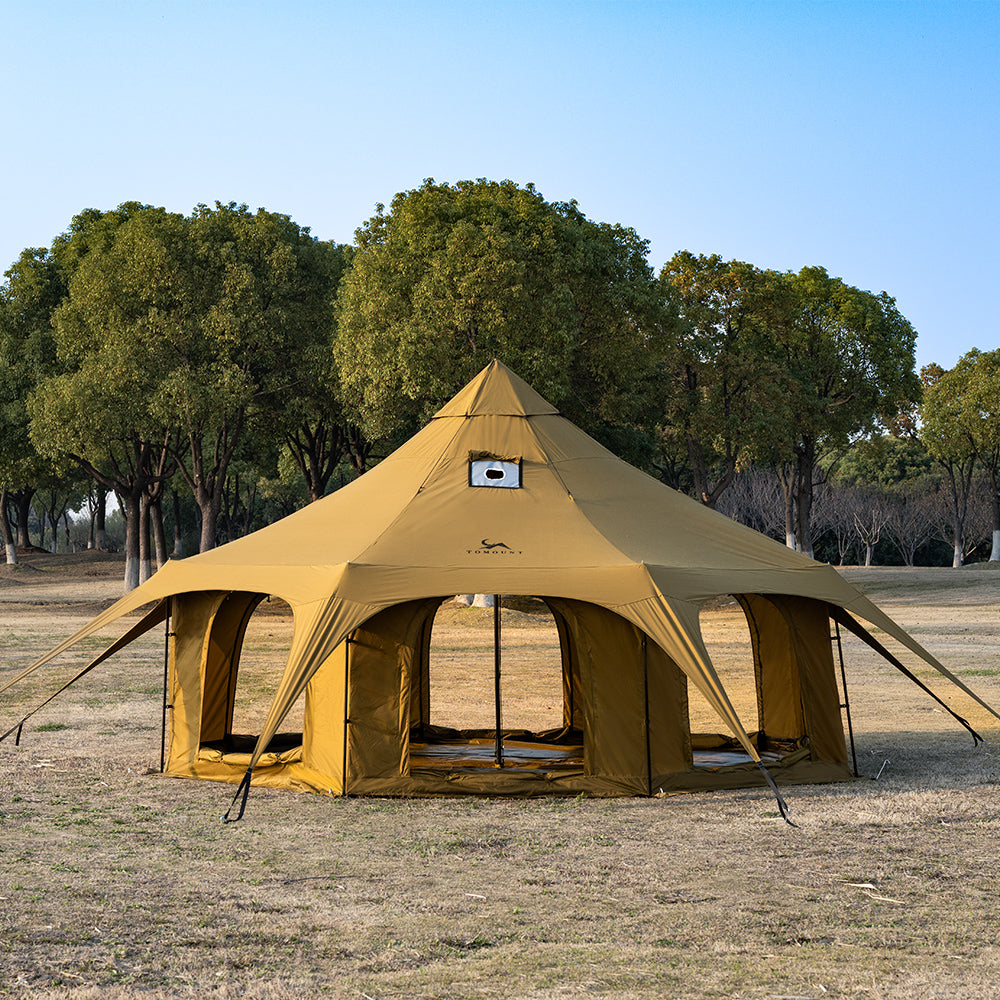 ONEROD-Circus 5M 4-Season Canvas Hot Tent with Stove Jack – Tomount