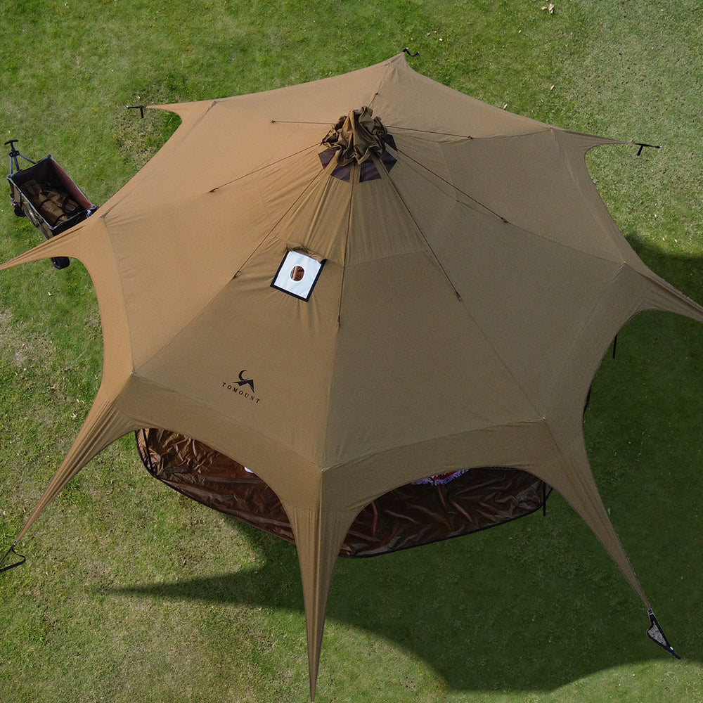 ONEROD-Circus 5M 4-Season Canvas Hot Tent with Stove Jack