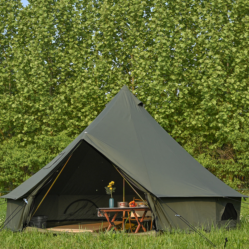 ONEROD-Gaius TC 4-Season Glamping Bell Tent with Stove Jack