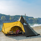 UL-tipi 20D Ripstop Nylon Ultralight Pyramid Hot Tent