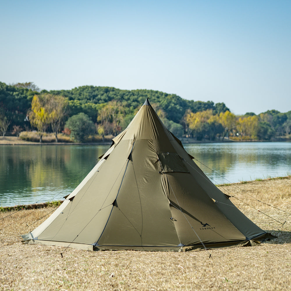 UL-tipi 20D Ripstop Nylon Ultralight Pyramid Hot Tent
