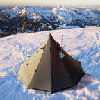 UL-tipi 20D Ripstop Nylon Ultralight Pyramid Hot Tent