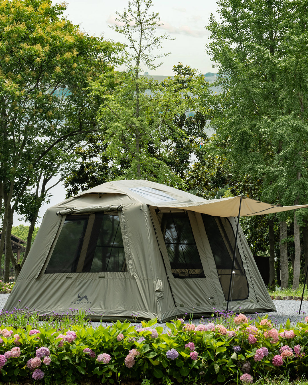 LODGE AIR-13 Inflatable 6-10 Person Glamping Air Tent – Tomount
