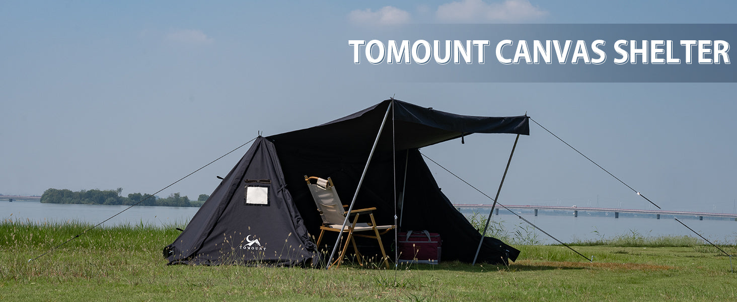 UL-kaku Tactical Canvas Tent Durable Bushcraft Shelter