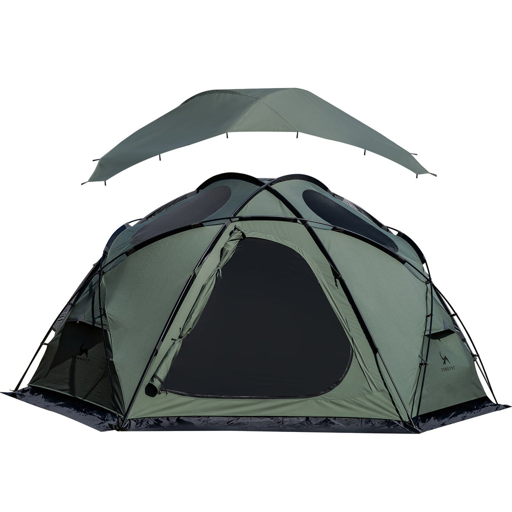 DOMEL-otto pro Dome Canvas Tent 4-Season Glamping Hot Tent