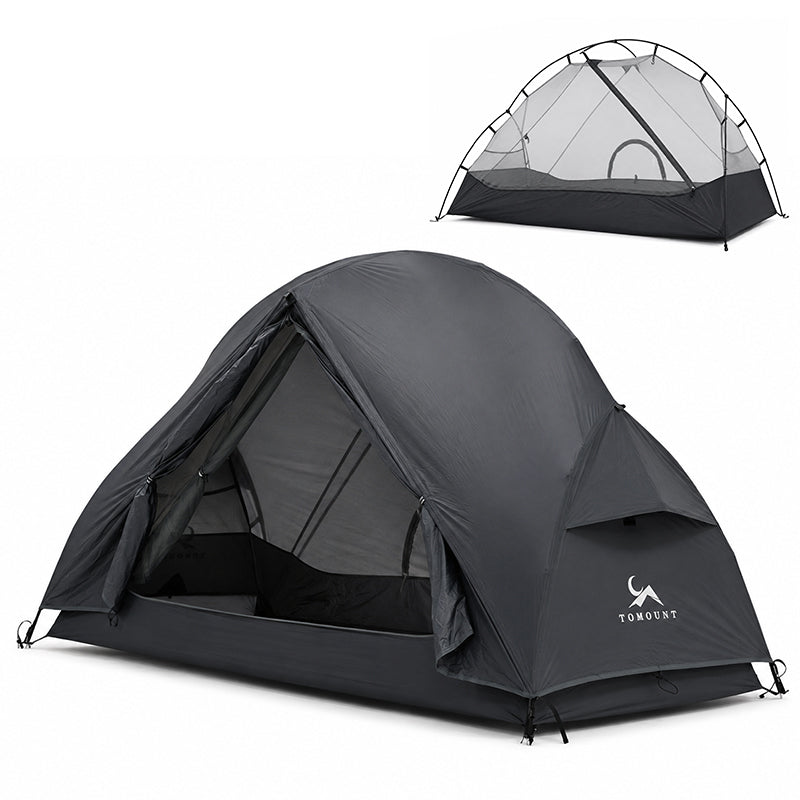 TOMOUNT 1-Person Backpacking Tent – Ultralight Double-Wall