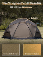 DOMEL-otto 4-Season Ultralight Nylon Tent with Stove Jack