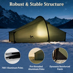 UL-Galle 1.5lb Ultralight 15D Nylon Solo Backpacking Tent
