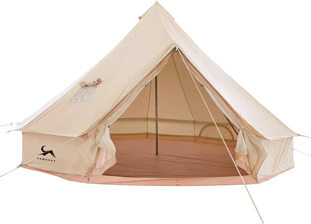 ONEROD-Gaius TC 4-Season Glamping Bell Tent with Stove Jack – Tomount