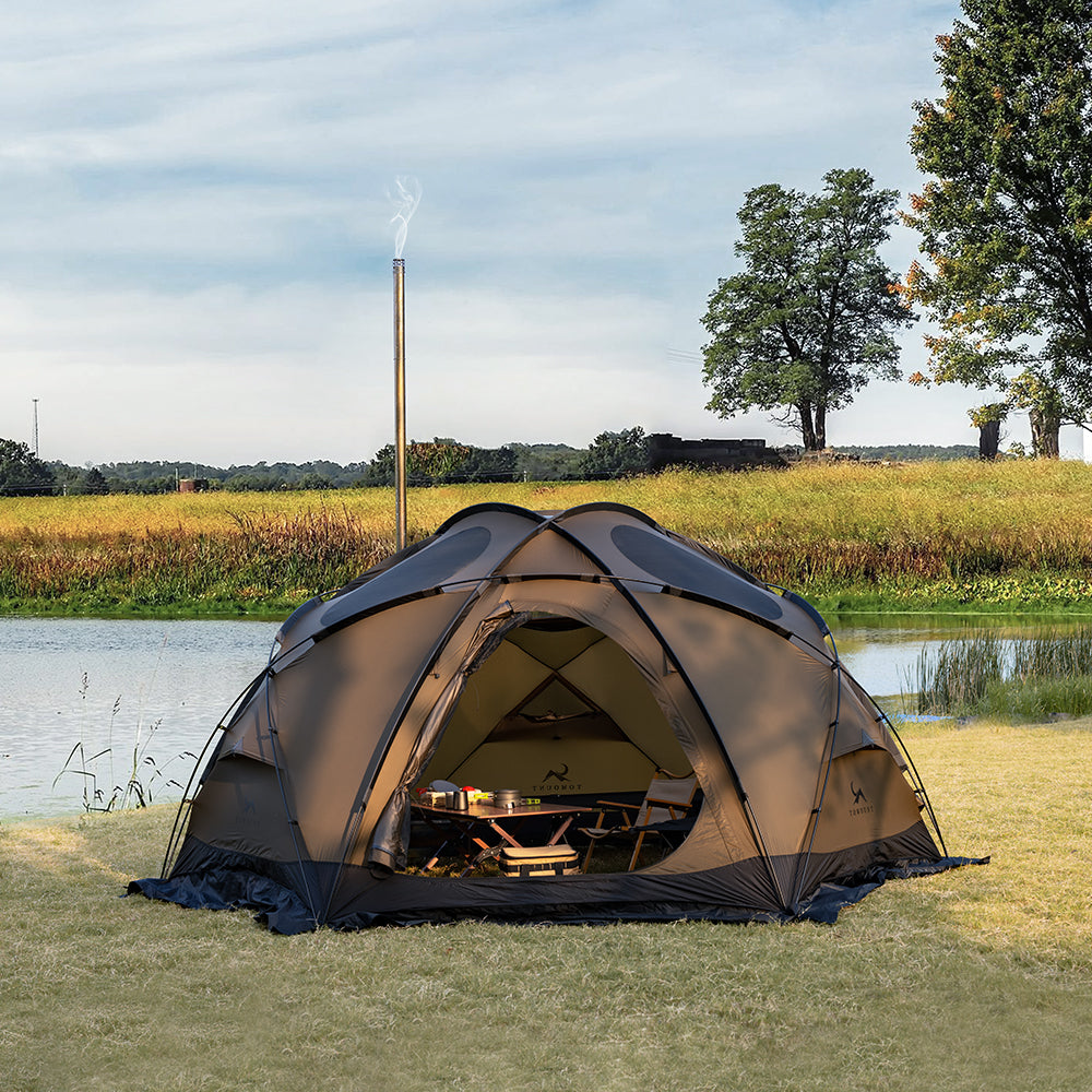 DOMEL-otto 4-Season Ultralight Nylon Tent with Stove Jack