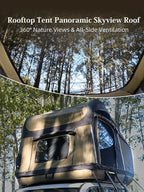 LODGE AIR-ctop Car Tent Blow Up Canvas Roof Tent for Car SUV Jeep Van