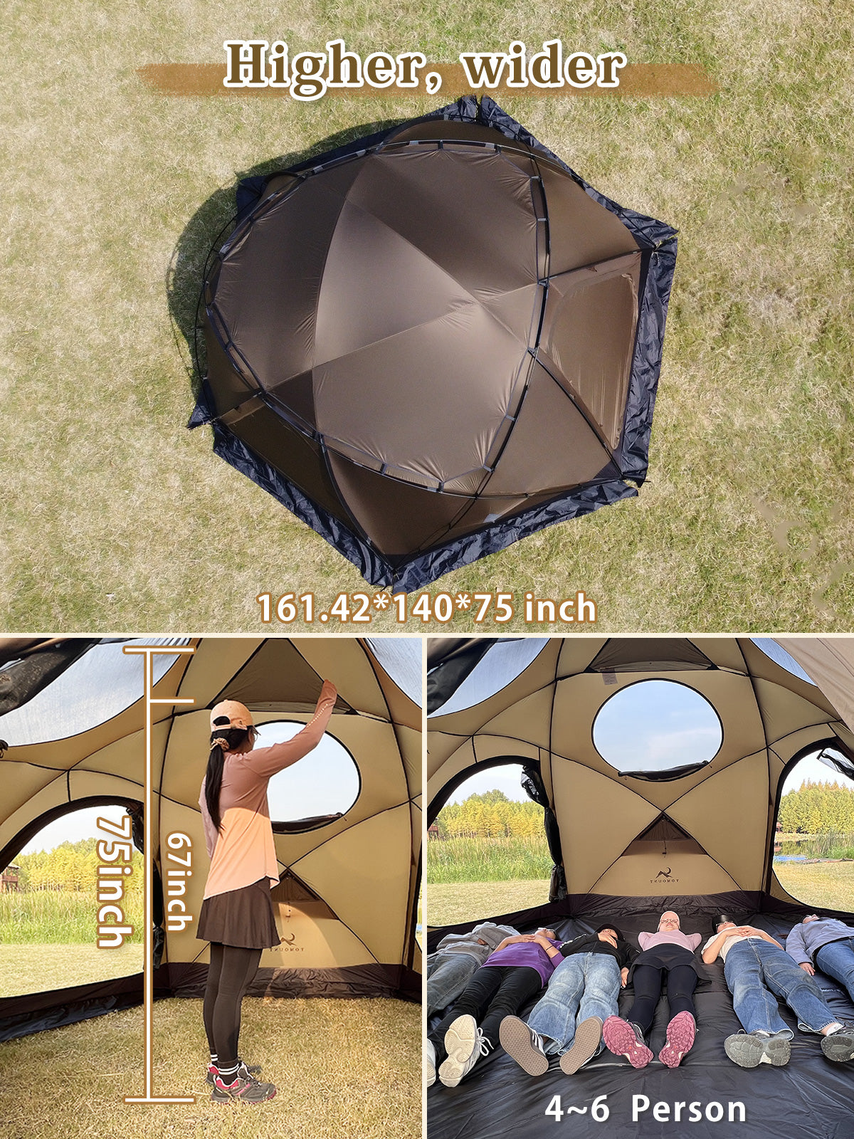 DOMEL-otto 4-Season Ultralight Nylon Tent with Stove Jack