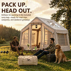 Tomount 3-5 Person Inflatable Cabin Tent with Skylight