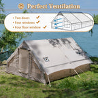 LODGE AIR-12 Luxury 8-Person Family Air Glamping Tent