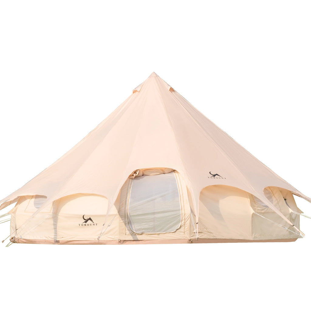 ONEROD-Droplet Canvas Bell Tent with Stove Jack & Starview Window