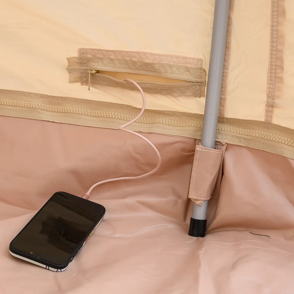 ONEROD-Droplet Canvas Bell Tent with Stove Jack & Starview Window