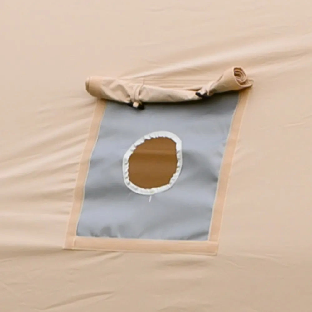 ONEROD-Droplet Canvas Bell Tent with Stove Jack & Starview Window