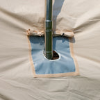 ONEROD-Droplet Canvas Bell Tent with Stove Jack & Starview Window