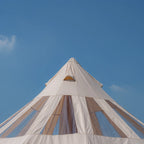ONEROD-Droplet Canvas Bell Tent with Stove Jack & Starview Window