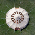 ONEROD-Droplet Canvas Bell Tent with Stove Jack & Starview Window
