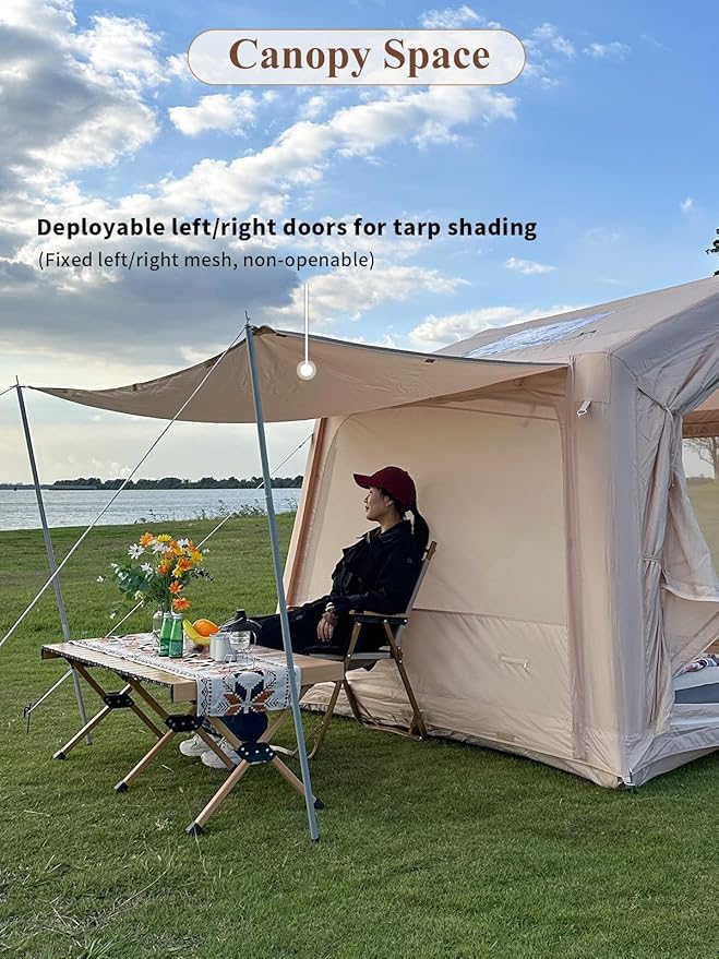LODGE AIR-7 3-4 Person Blow up Air Hot Tent