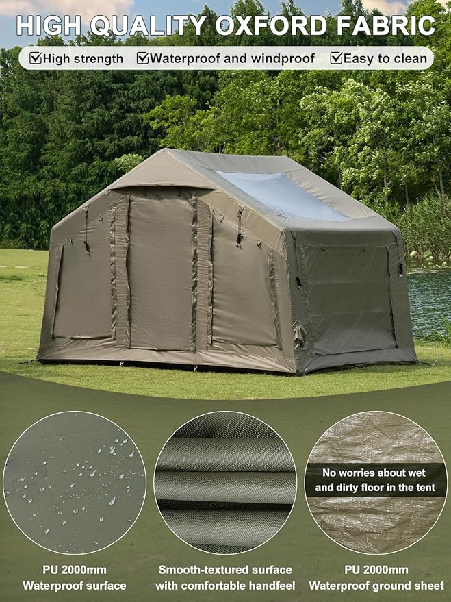 LODGE AIR-8 3-5 Person Air Tent with Skylight
