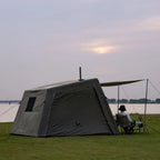 LODGE AIR-8L 3-4 Person Air Tent with Stove Jack