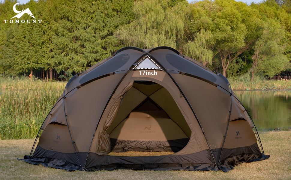 DOMEL-otto 4-Season Ultralight Nylon Tent with Stove Jack