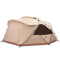 DOMEL-TCmoonbg Dome Cotton Glamping Bell Tent with Stove Jack