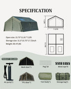 LODGE AIR-17 Luxury Inflatable Canvas Glamping Air Tent