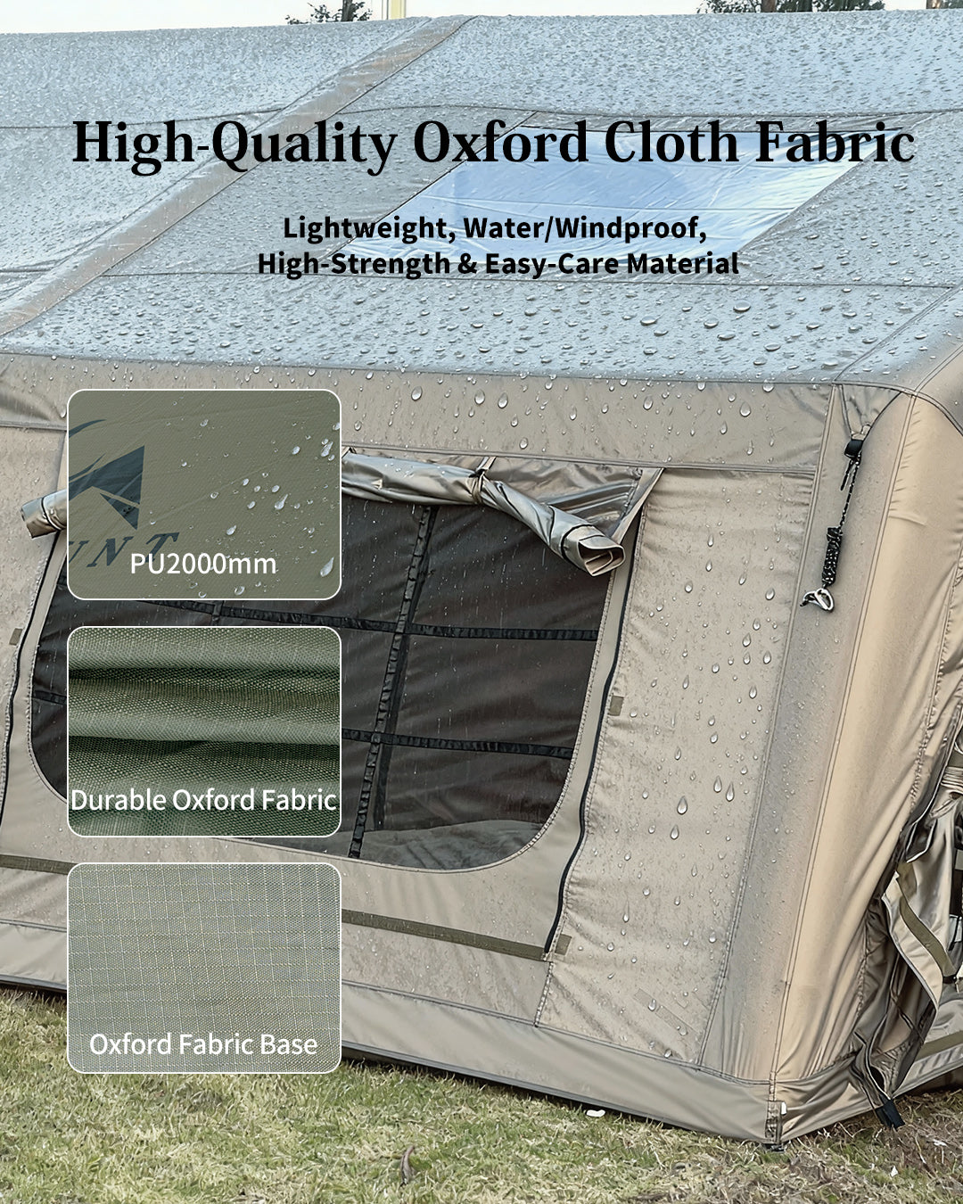 LODGE AIR-17 Luxury Inflatable Canvas Glamping Air Tent