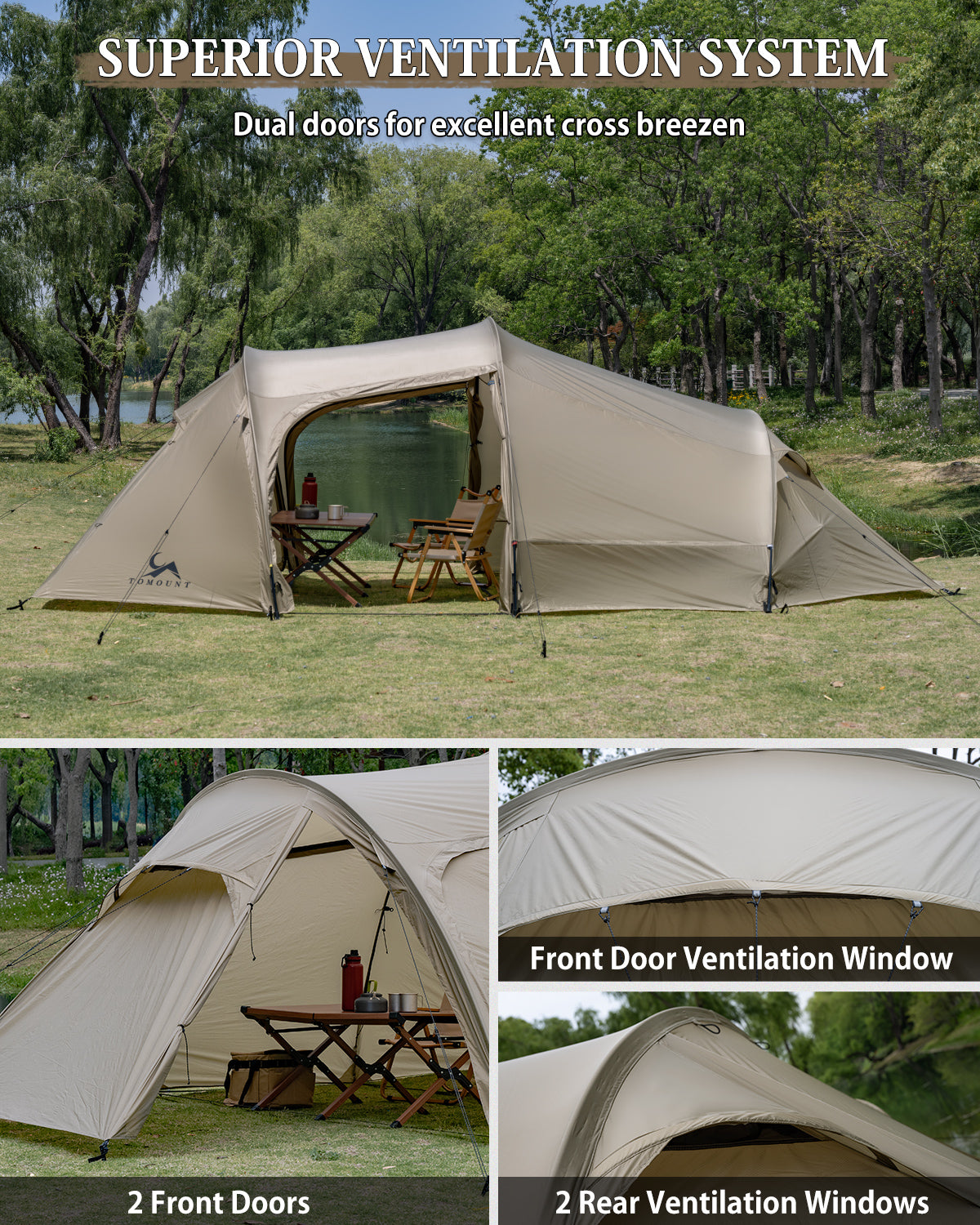 UL-Ovista Ultralight Tunnel 1-2 Person Backpacking Tent