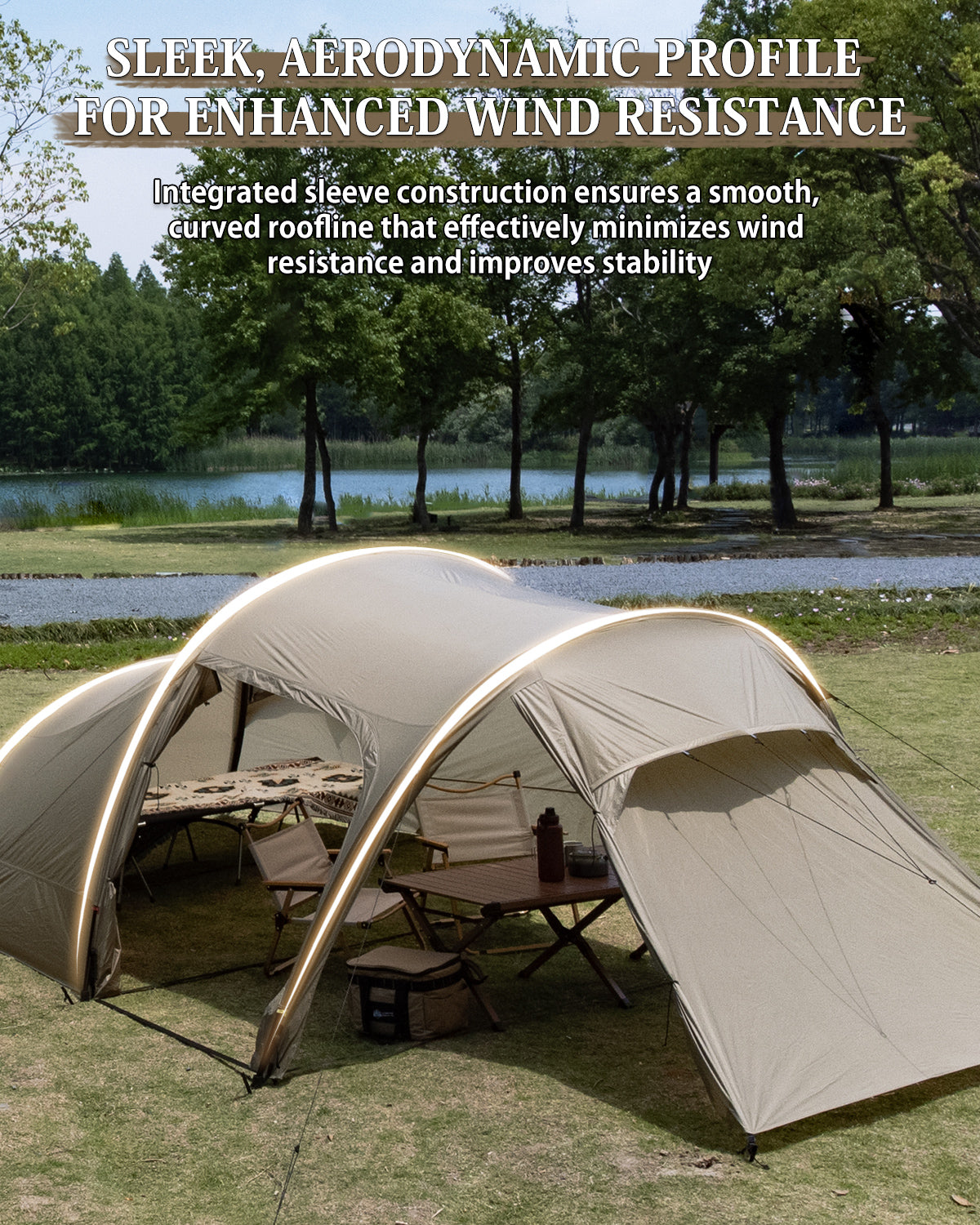 UL-Ovista Ultralight Tunnel 1-2 Person Backpacking Tent